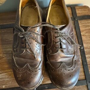 Dr. Martens Chocolate Brown Brogue Oxfords